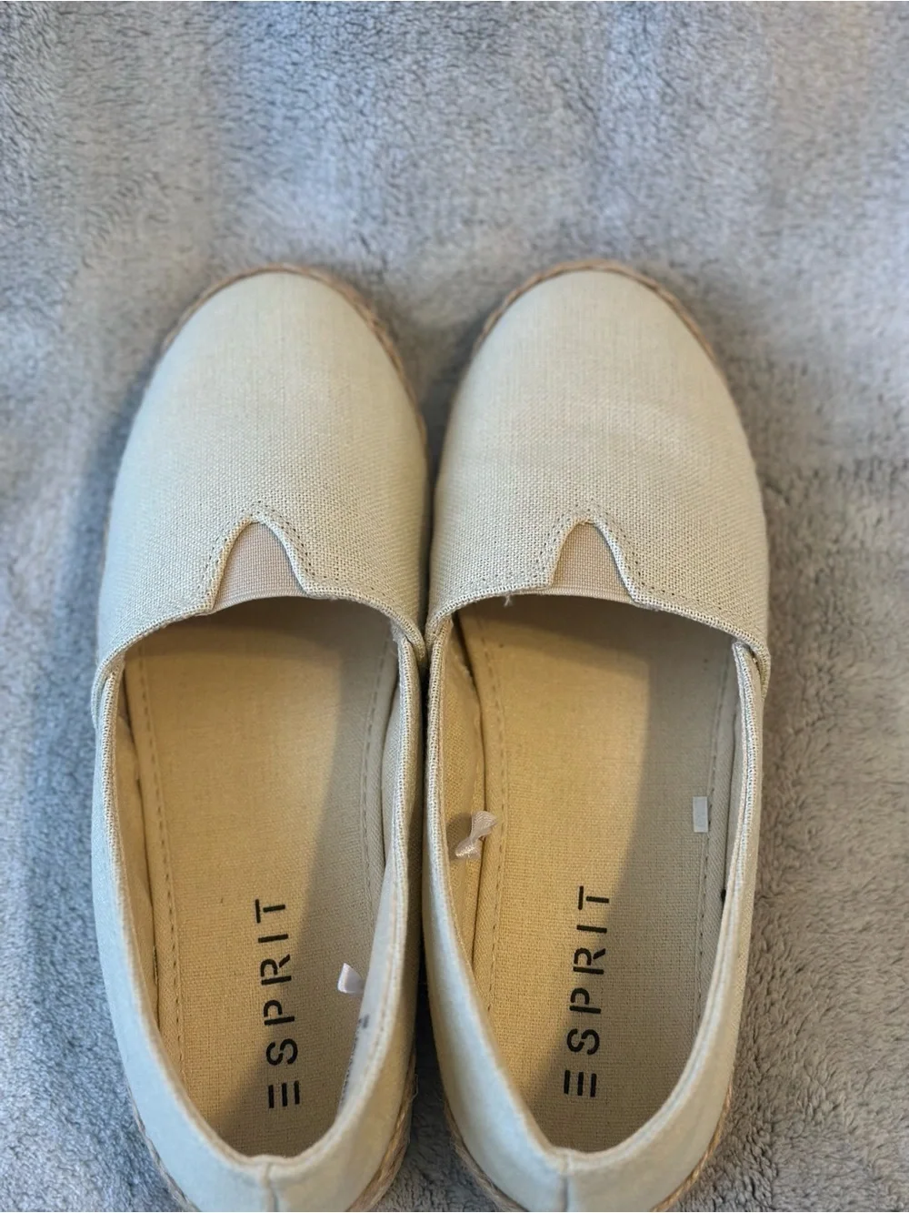 Esprit Natural Canvas Slip-On Espadrilles